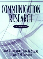 COMMUNICATION RESEARCH