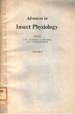 ADVANCES IN INSECT PHYSIOLOGY  VOLUME 8