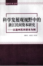 科学发展观视野中的浙江民间资本研究  以温州民间资本为例