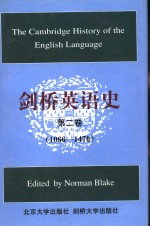 THE CAMBRIDGE HISTORY OF THE ENGLISH LANGUAGE  VOLUME 2  1066-1476