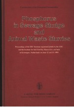 PHOSPHORUS IN SEWAGE SLUDGE AND ANIMAL WASTE SLURRIES