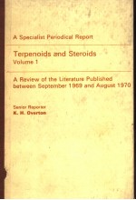 TERPENOIDS AND STEROIDS  VOLUME 1