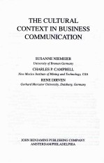 THE CULTURAL CONTEXT IN BUSINESS COMMUNICATION