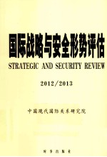 国际战略与安全形势评估  2012/2013=STRATEGIC AND SECURITY REVIEW