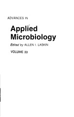 ADVANCES IN APPLIED MICROBIOLOGY  VOLUME 33