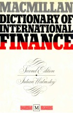 MACMILIAN DICTIONARY OF INTERNATIONAL FINANCE