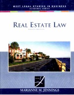 WEST LEGAL STUDIES IN BUSINESS ACADEMIC SERIES REAL ESTATE LAW EIGHTH EDITION