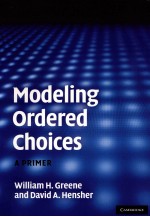 MODELING ORDERED CHOICES