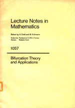 BIFURCATION THEORY AND APPLICATIONS