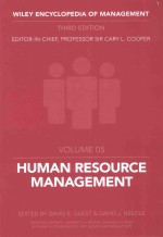 WILEY ENCYCLOPEDIA OF MANAGEMENT THIRD EDITION VOLUME 5 HUMAN RESOURCE MANAGEMENT