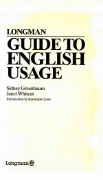 GUIDE TO ENGLISH USAGE