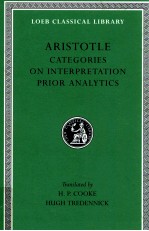 ARISTOTLE THE CATEGORIES ON INTERPRETATION