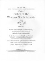 FISHES OF THE WESTERN NORTH ATLANTIC  PART 6