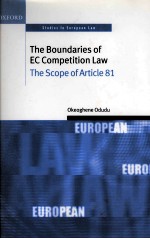 THE BOUNDARIES OF EC COMPETITION LAW THE SCOPE OF ARTICLE 81