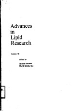 ADVANCES IN LIPID RESEARCH  VOLUME 16