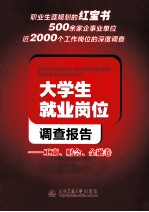 大学生就业岗位调查报告  工商、财会、金融卷