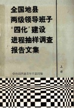 全国地县两级领导班子“四化”建设进程抽样调查报告文集  上