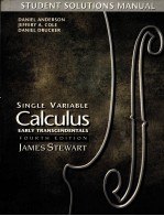 STUDENT SOLUTIONS MANUAL FOR STEWART'S SINGLE VARIABLE CALCULUS EARLY TRANSCENDENTALS FOURTH EDITION