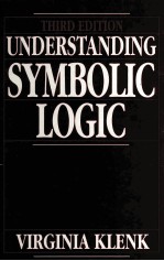 UNDERSTANDING SYMBOLIC LOGIC THIRD EDITION