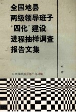 全国地县两级领导班子“四化”建设进程抽样调查报告文集  中