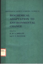 BIOCHEMICAL ADAPTATION TO ENVIRONMENTAL CHANGE