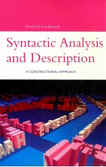 SYNTACTIC ANALYSIS AND DESCRIPTION