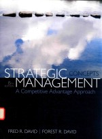 STRATEGIC MANAGEMENT CONCEPTS A CON=MPETITIVE ADVANTAGE APPROACH