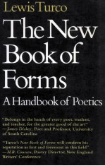 THE NEW BOOK OF FORMS A HARDBOOK OF POETICS