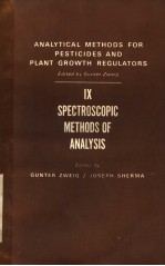 ANALYTICAL METHODS FOR PESTICIDES AND PLANT GROWTH REGULATORS  VOLUME 9