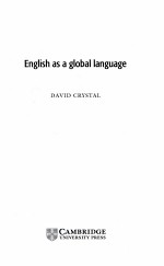 ENGLISH AS A GLOBAL LANGUAGE