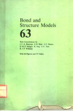 BOND AND STRUCTURE MODELS 63