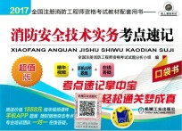 2017全国注册消防工程师资格考试教材配套用书  消防安全技术实务  考点速记