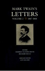 MARK TWAIN'S LETTERS LETTERS VOLUME 2 1867-1868