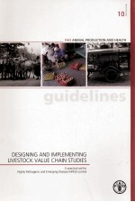 FAO ANIMAL PRODUCTION AND HEALTH GUIDELINES 10 DESIGNING AND IMPLEMENTING LIVESTOCK VALUE CHAIN STUD