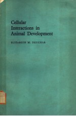 CELLULAR INTERACTIONS IN ANIMAL DEVELOPMENT