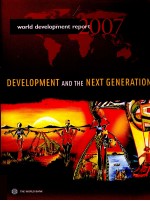 WORLD DEVELOPMENT REPORT 2007 DEVELOPMENT AND THE NEXT GENERATION