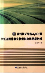 类钙钛矿结构A2BO4型中低温固体氧化物燃料电池阴极材料