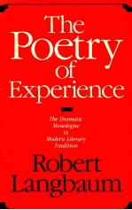 THE POETRY OF EXPERIENCE