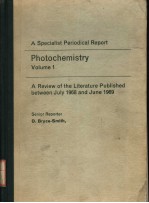 PHOTOCHEMISTRY  VOLUME 1