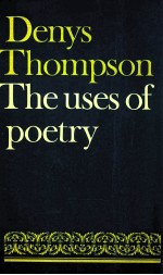 THE USES OF POETRY