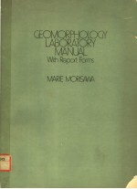 GEOMORPHOLOGY LABORATORY MANUAL