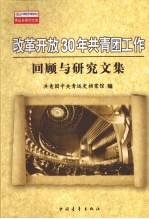 改革开放30年共青团工作回顾与研究文集