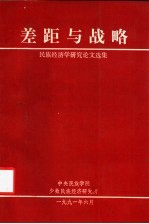 差距与战略  民族经济学研究论文选集