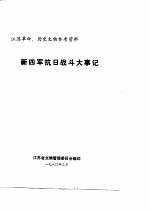 新四军抗日战斗大事记