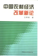 中国农村经济改革新论