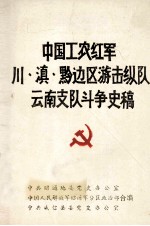 中国工农红军川、滇、黔边区游击纵队云南支队斗争史稿