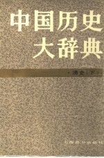 中国历史大辞典  清史卷  下