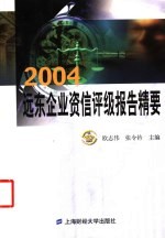 2004远东企业资信评级报告精要