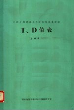 中国近海潮流永久预报图表集附表T、D值表 2001