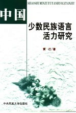 中国少数民族语言活力研究